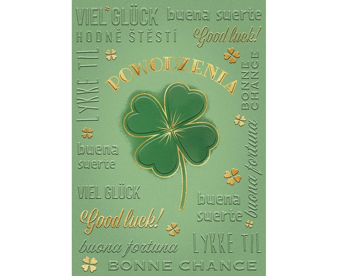 Greeting card CARD A5 Good luck